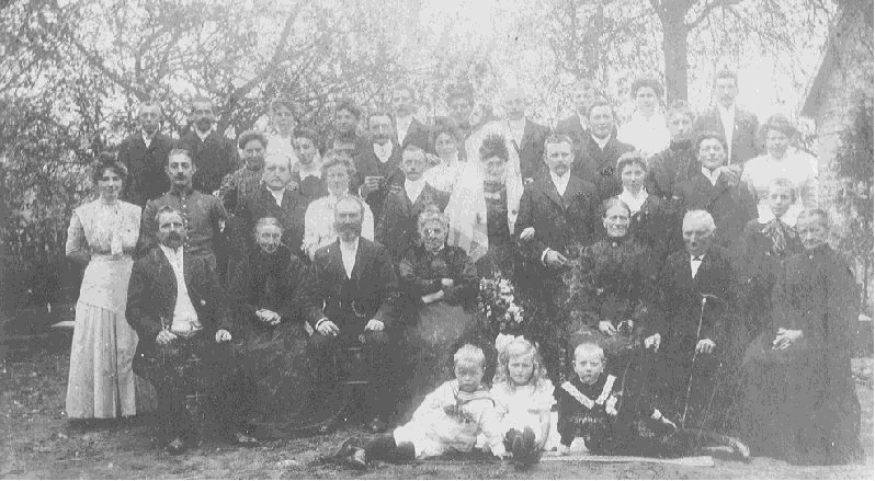  Hochzeitspaar Heinrich Ratermann und Emma Bokel